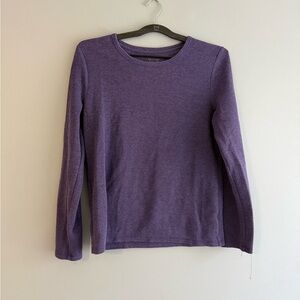 Purple Crewneck Women's Sweater